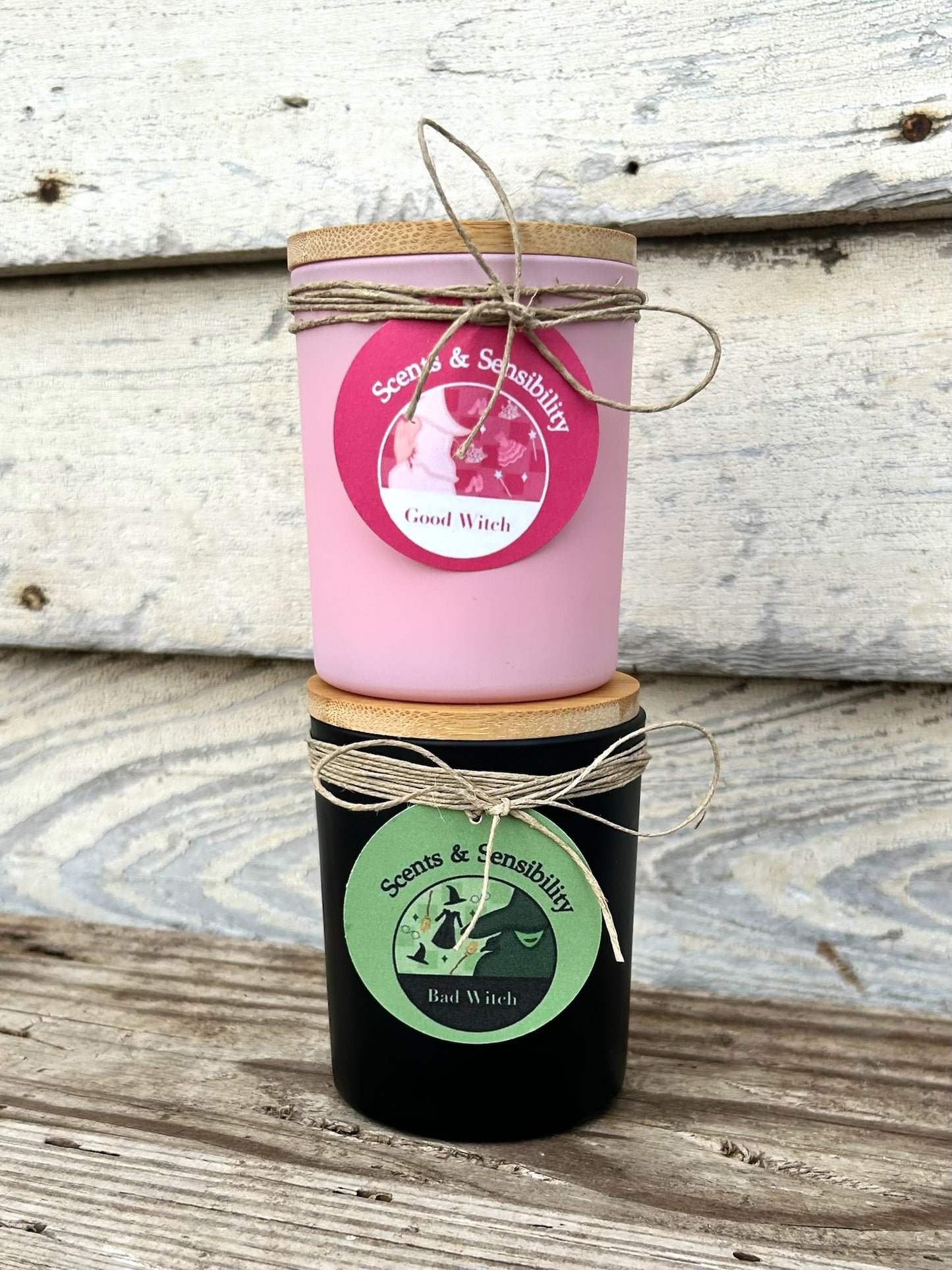 Wicked Inspired Wood Wick Candles