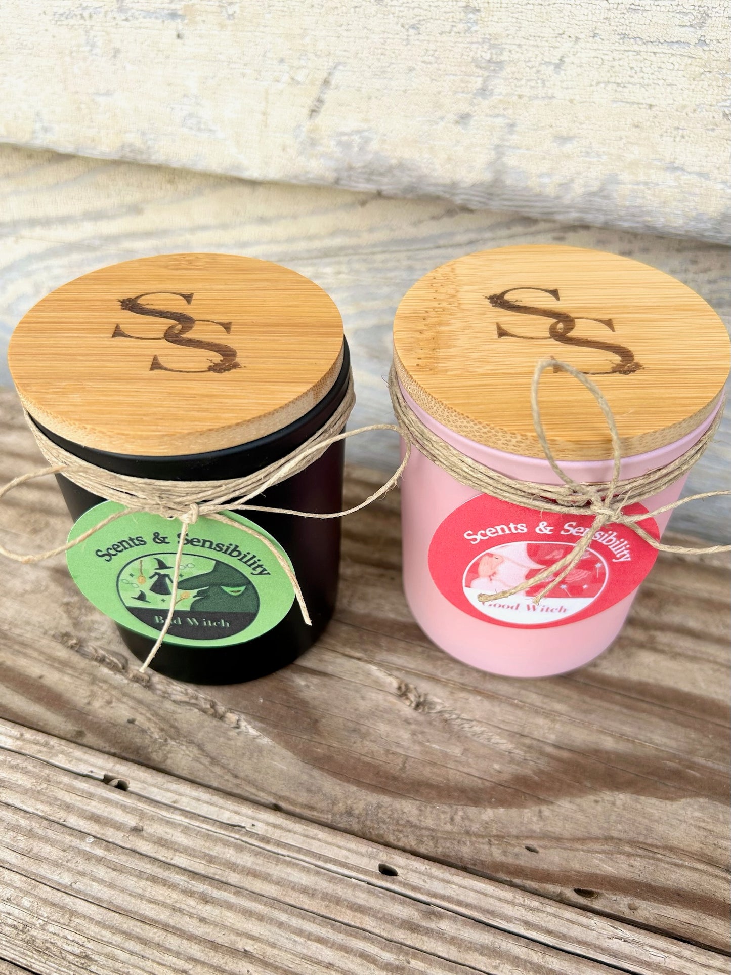 Wicked Inspired Wood Wick Candles