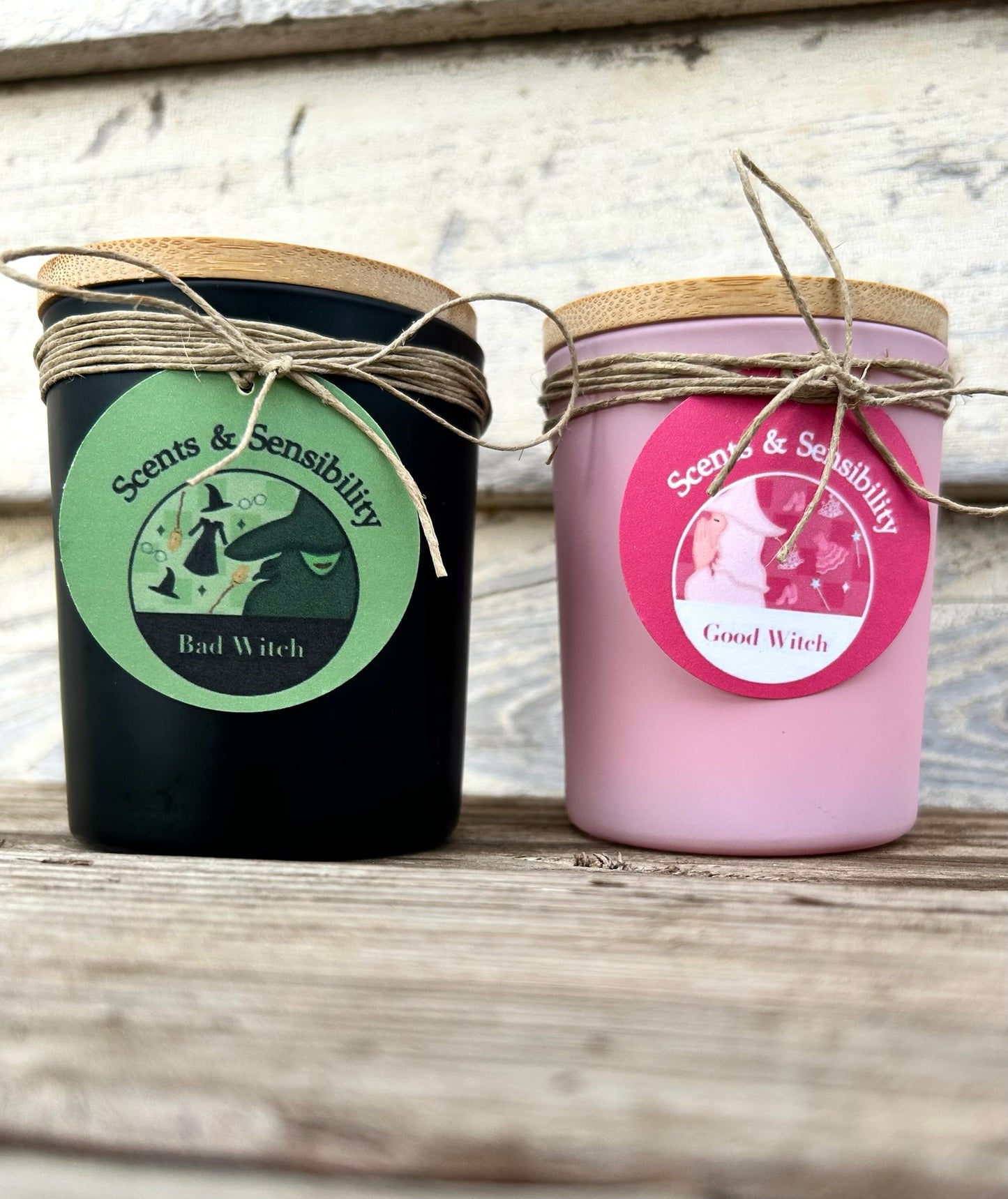 Wicked Inspired Wood Wick Candles
