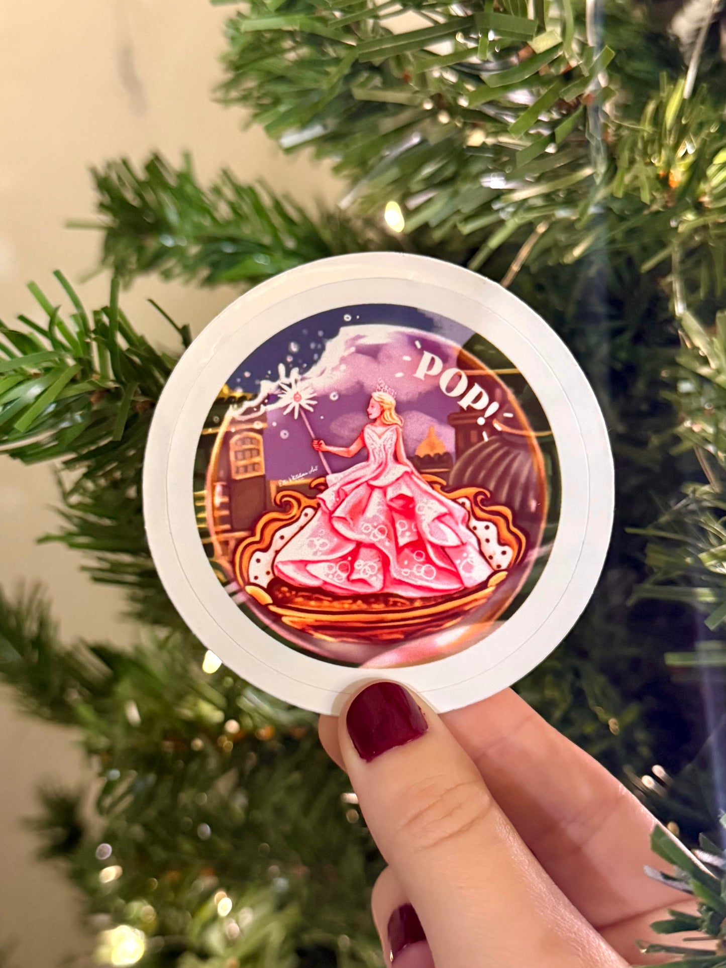 Wicked Inspired Glinda Sticker