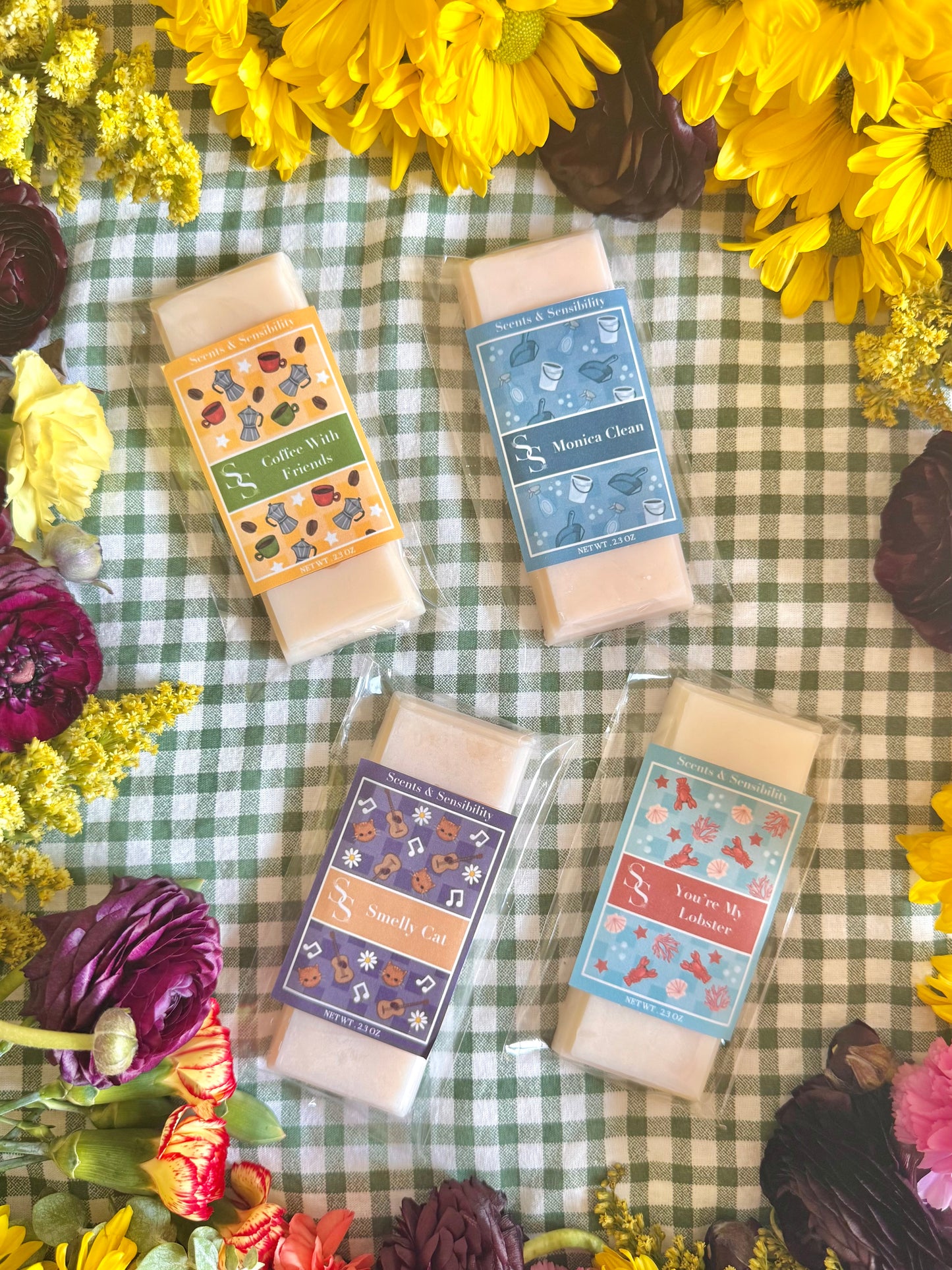 Friends Inspired Handmade Wax Melt Collection