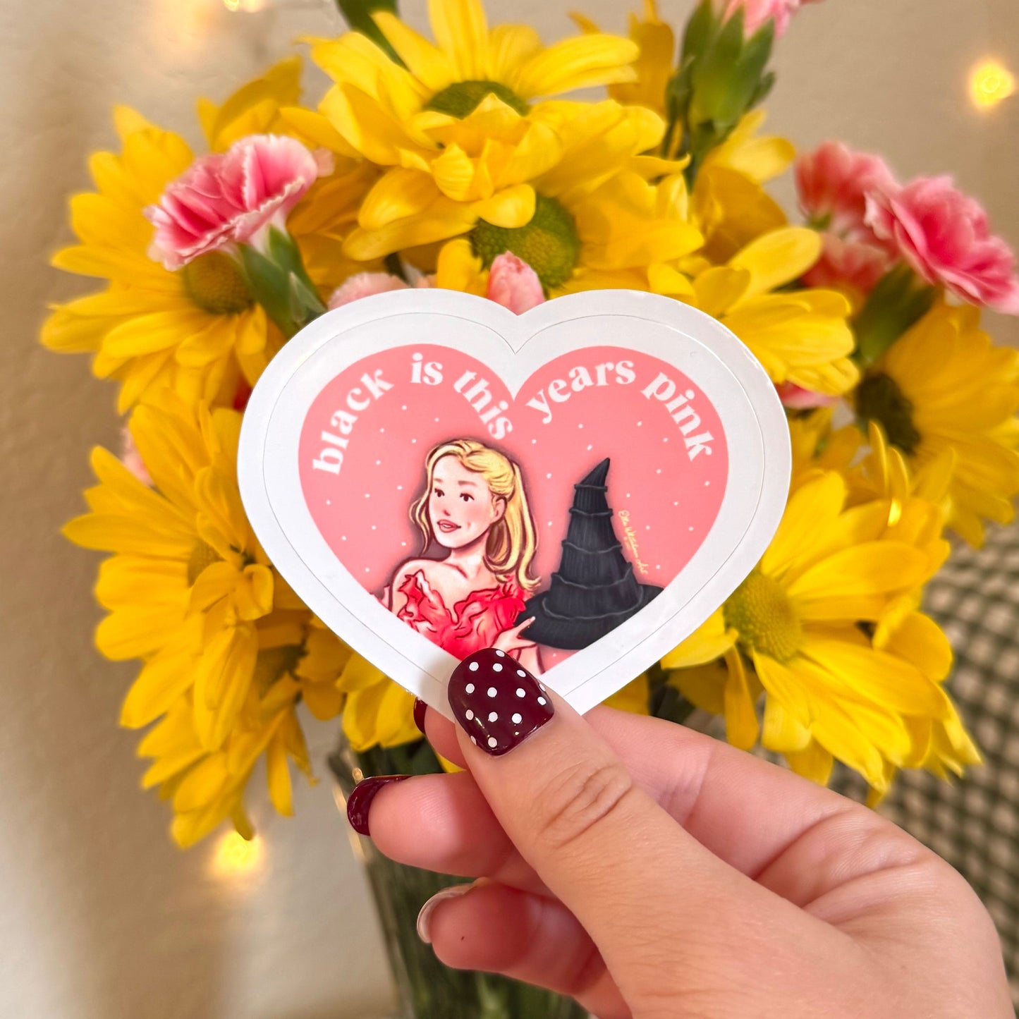 Wicked Inspired Black Is This Years Pink Sticker