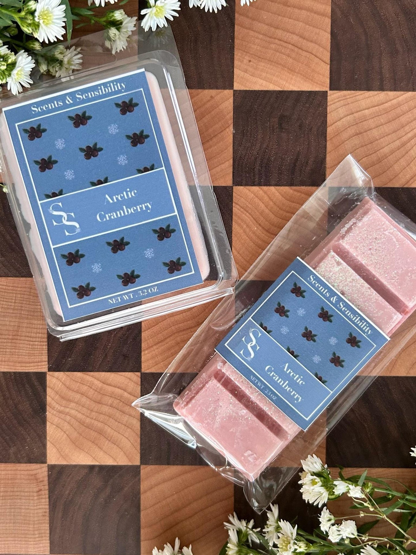 Arctic Cranberry Scented Natural Handmade Wax Melts