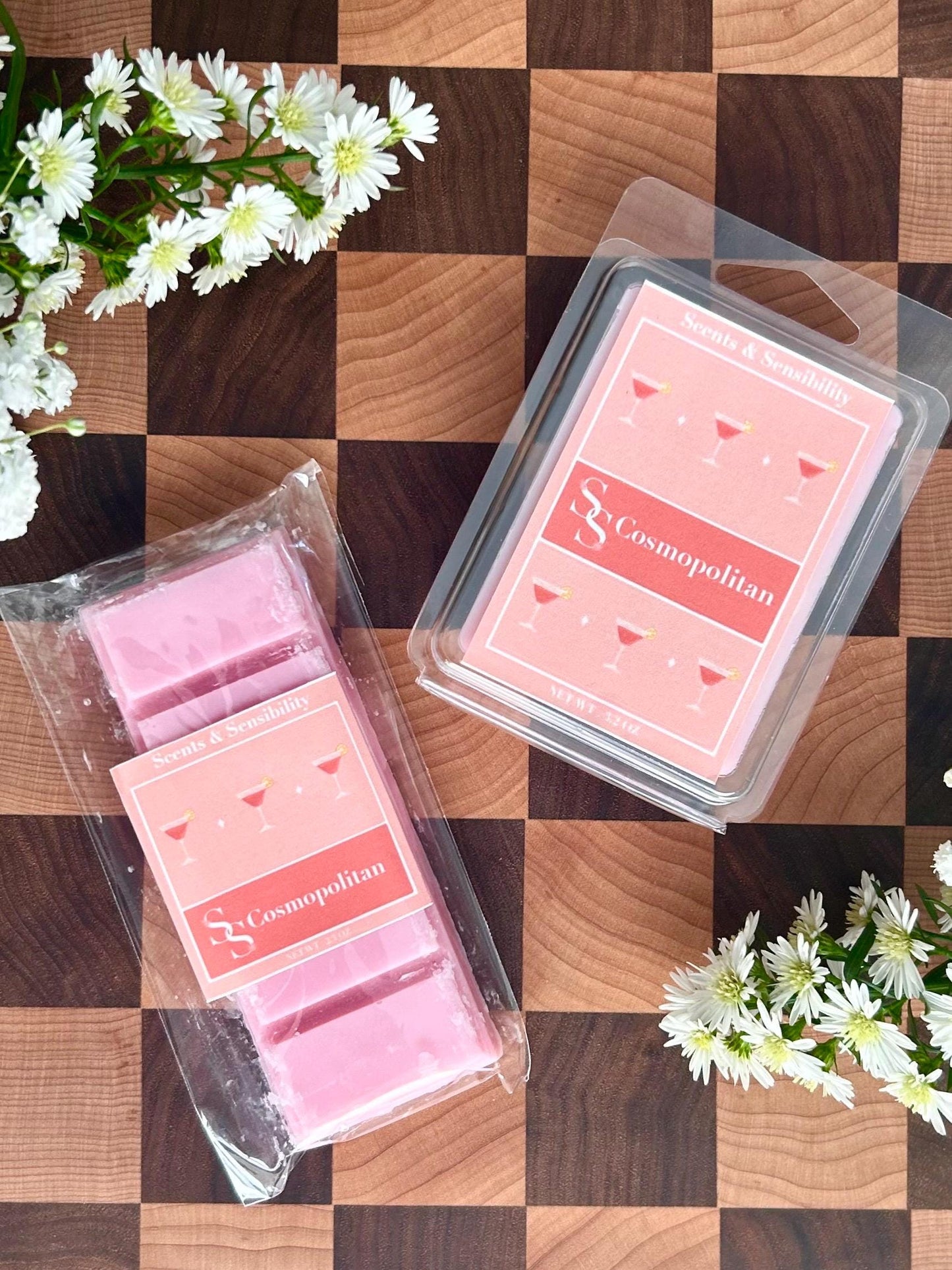Cosmopolitan, Natural Handmade Wax Melts Snap Bar