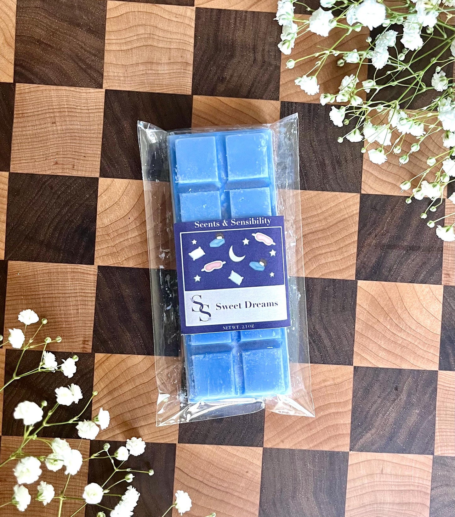 Sweet Dreams, Natural Handmade Wax Melts and Snap Bar