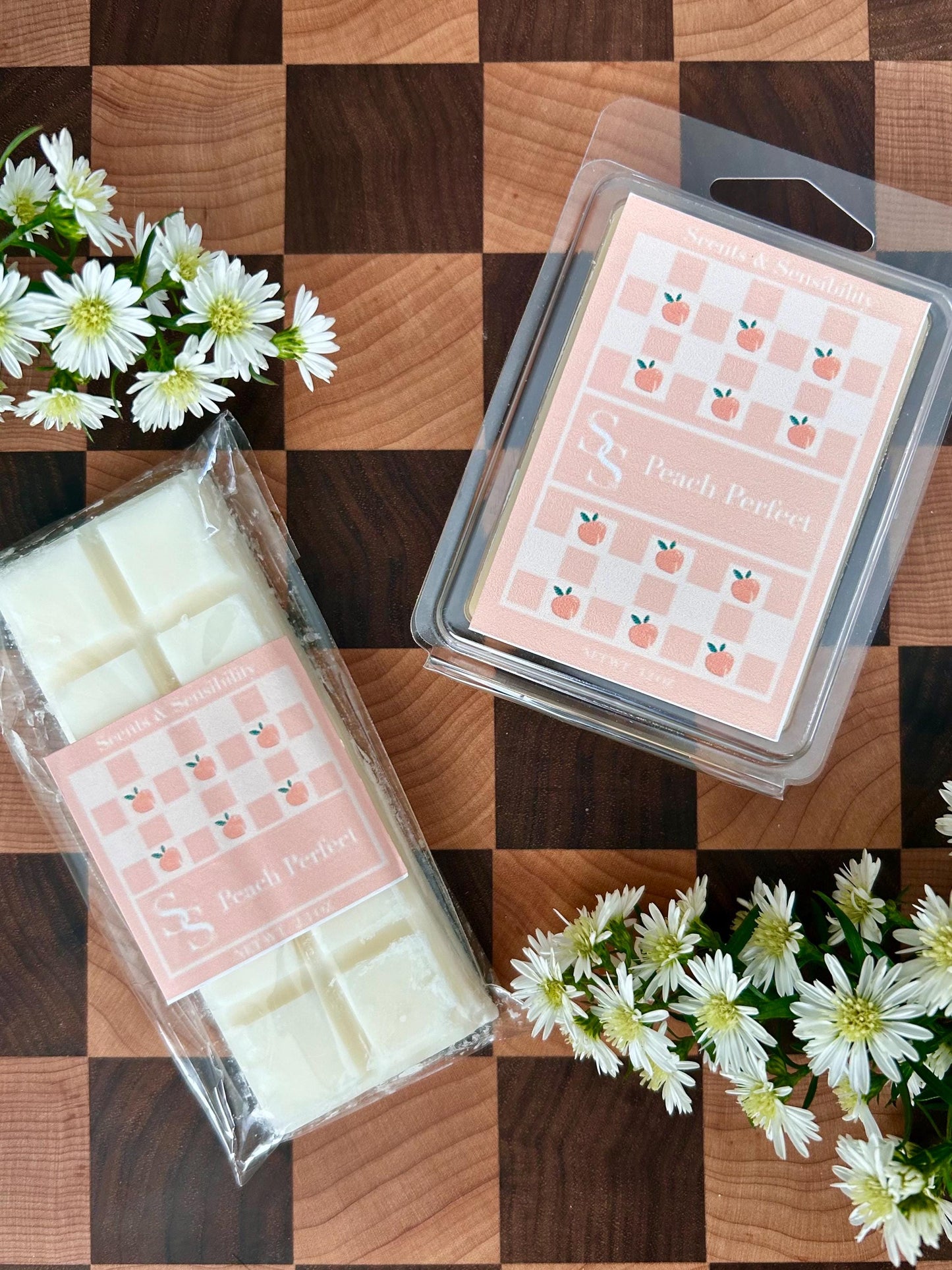 Peach Perfect, Natural Handmade Wax Melts, Scented, Nontoxic gifts for moms