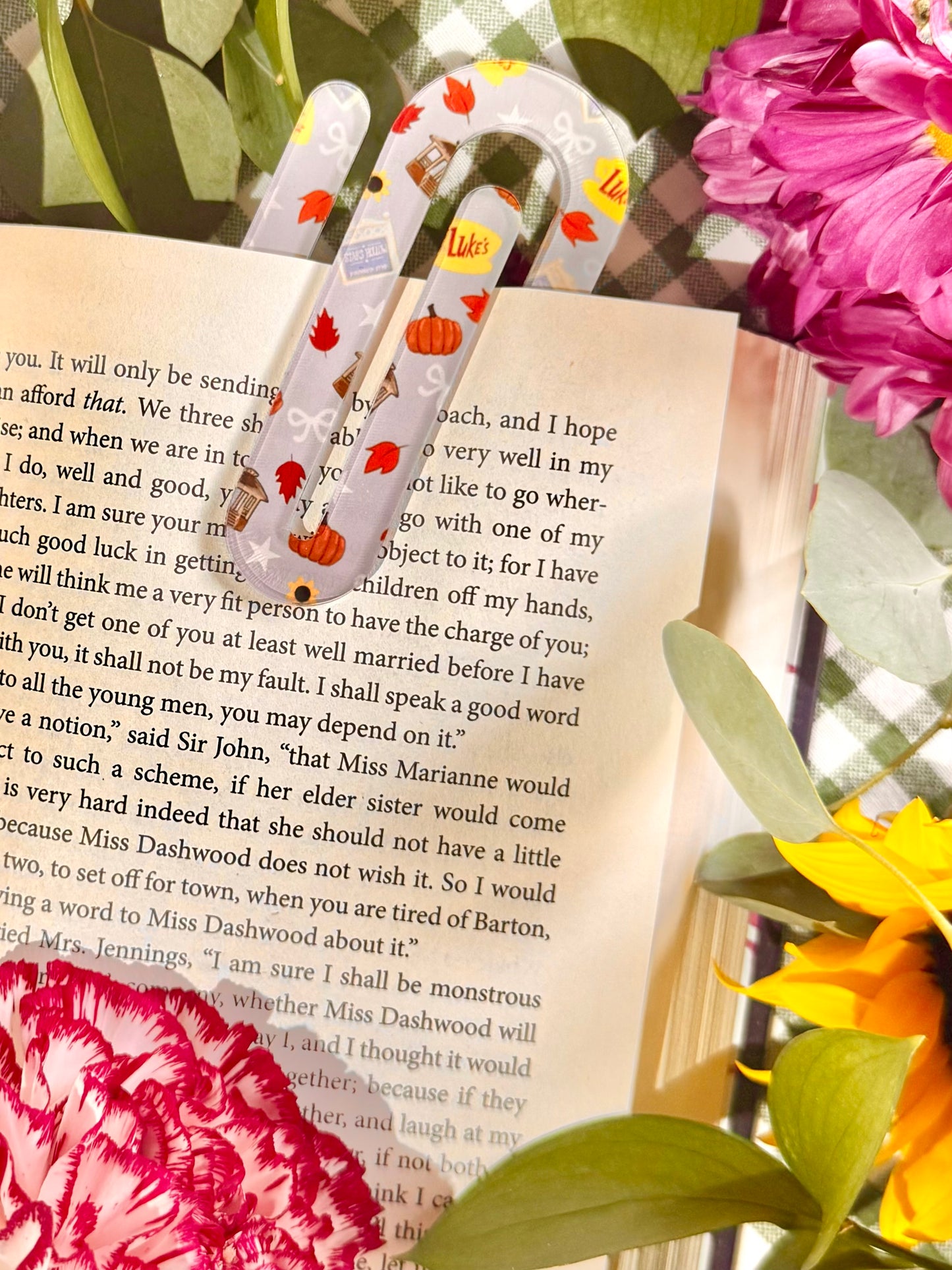 Gilmore Girls Inspired Luke’s Diner Paperclip Bookmark