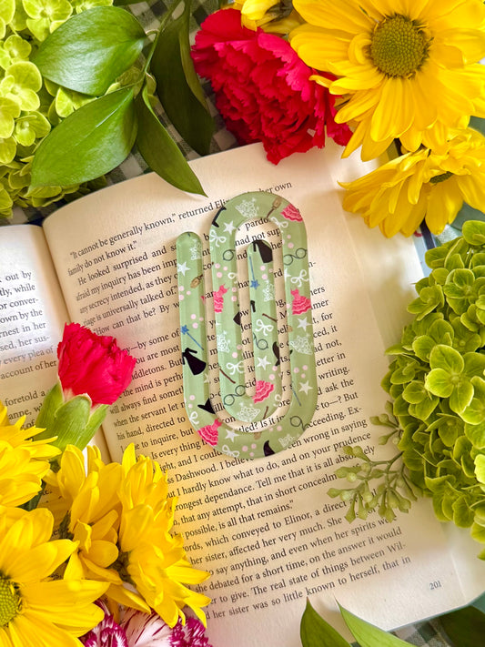 Wicked Inspired Paperclip Bookmark