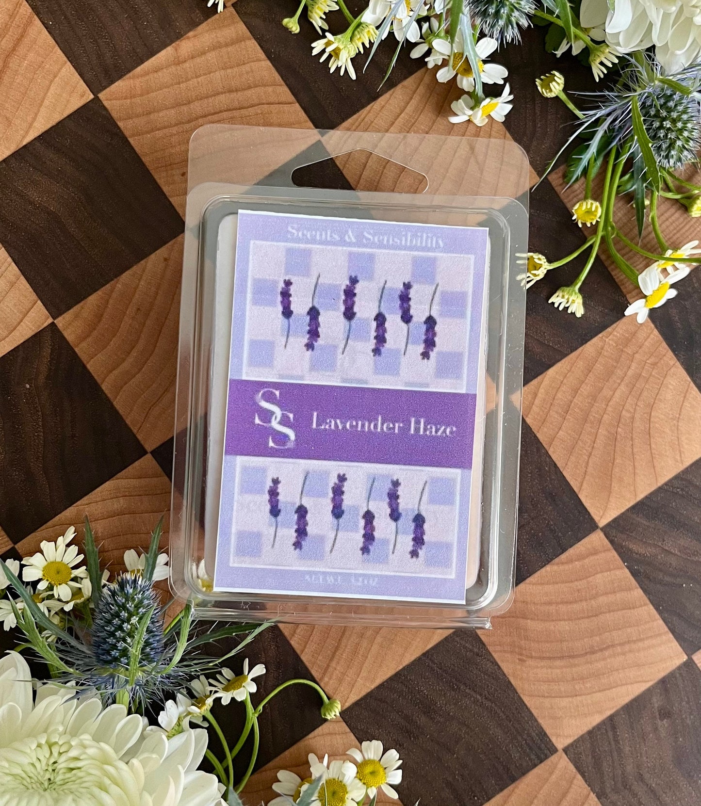 Lavender Haze, Non toxic Natural Handmade Wax Melts and Snap Bars, Herbal Scented