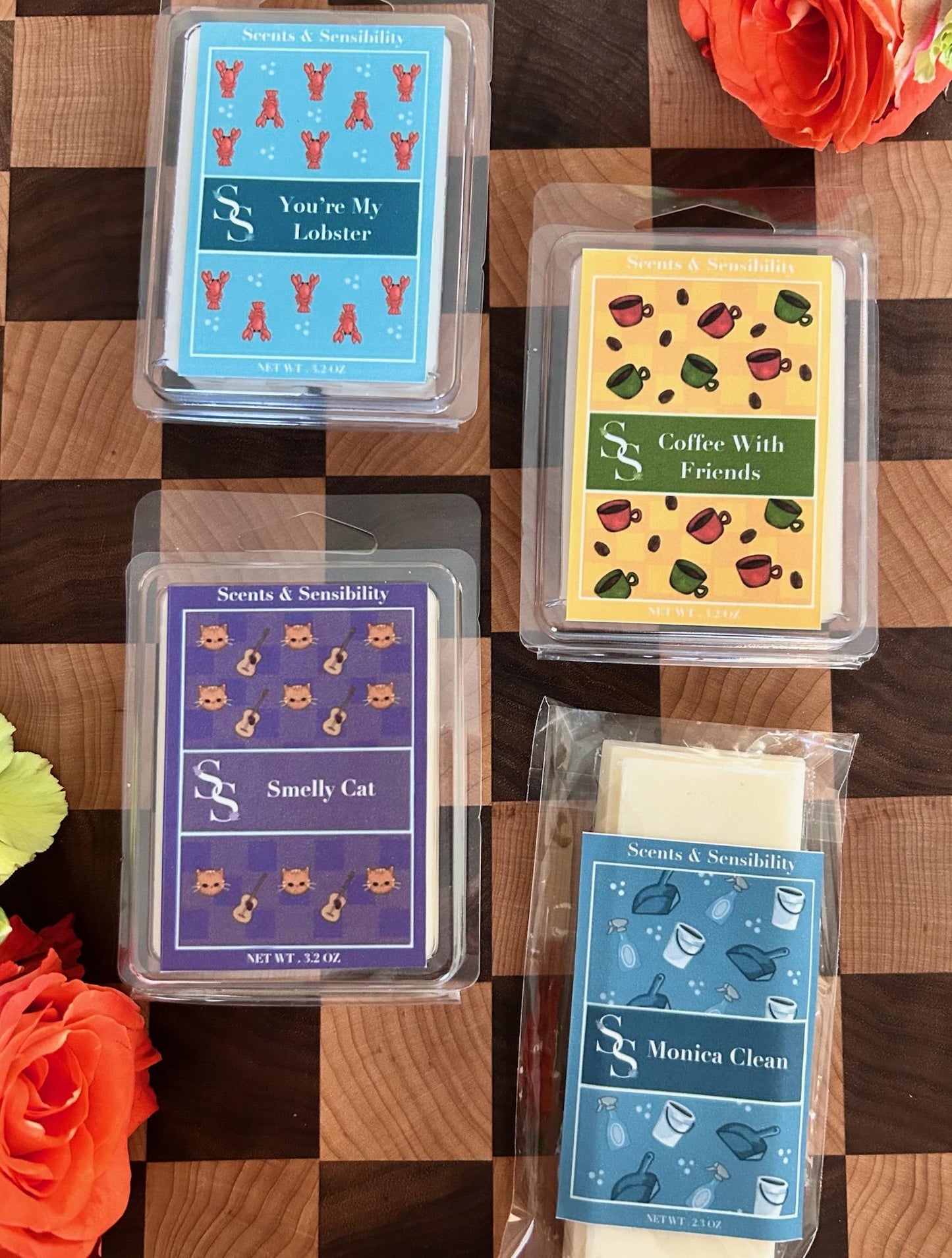 Friends Inspired Handmade Wax Melt Collection