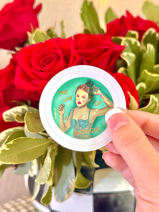 Showgirl Inspired Sticker