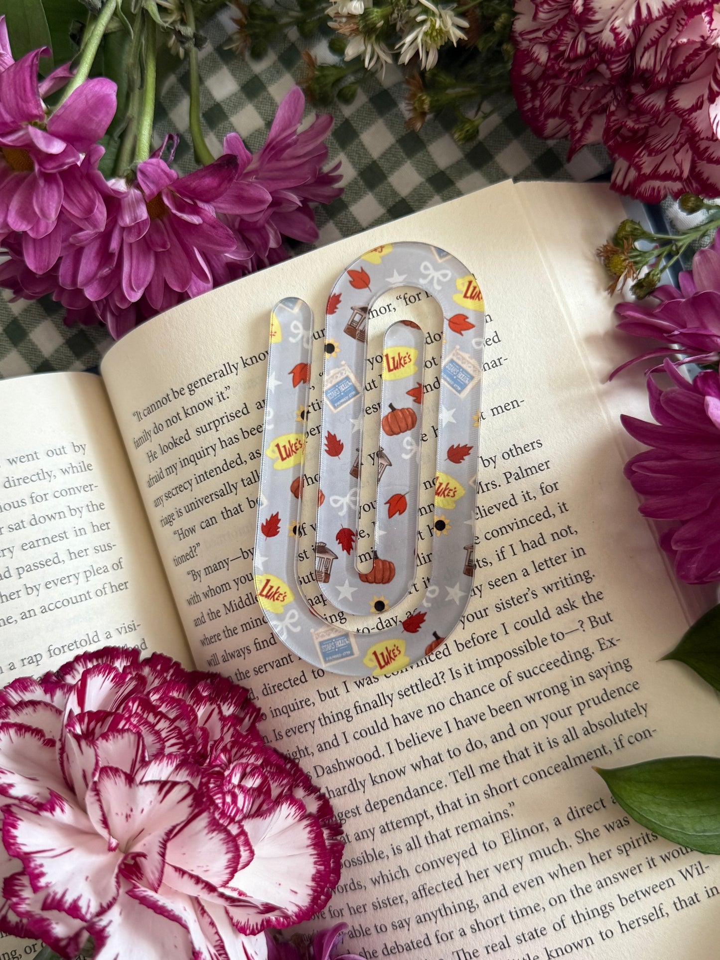 Gilmore Girls Inspired Luke’s Diner Paperclip Bookmark
