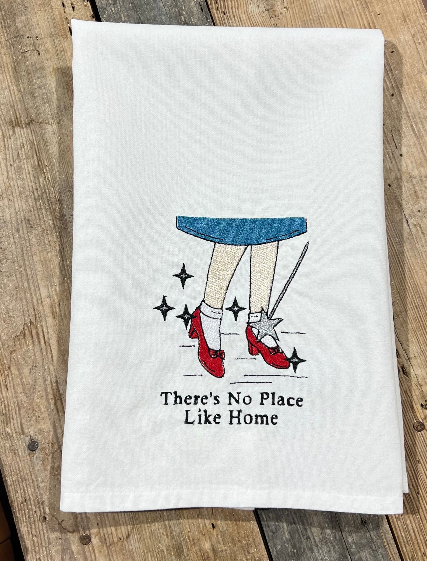 No Place Like Home Tea Towel/Gift Set with Candle