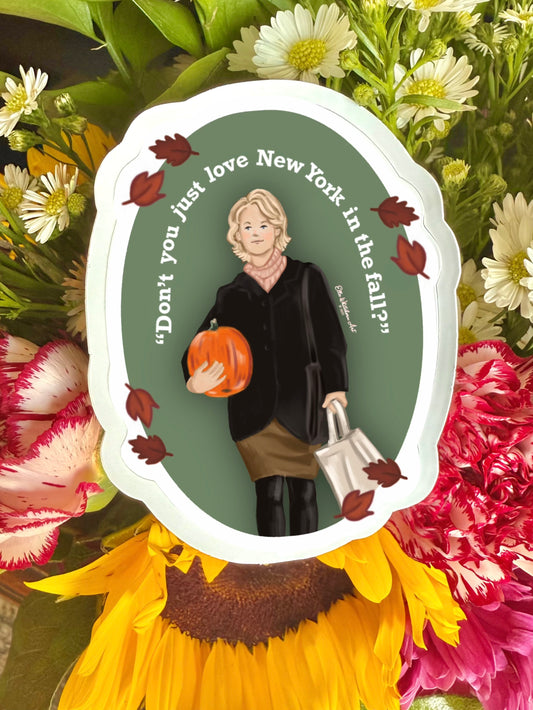 You’ve Got Mail Inspired Sticker: New York in the Fall