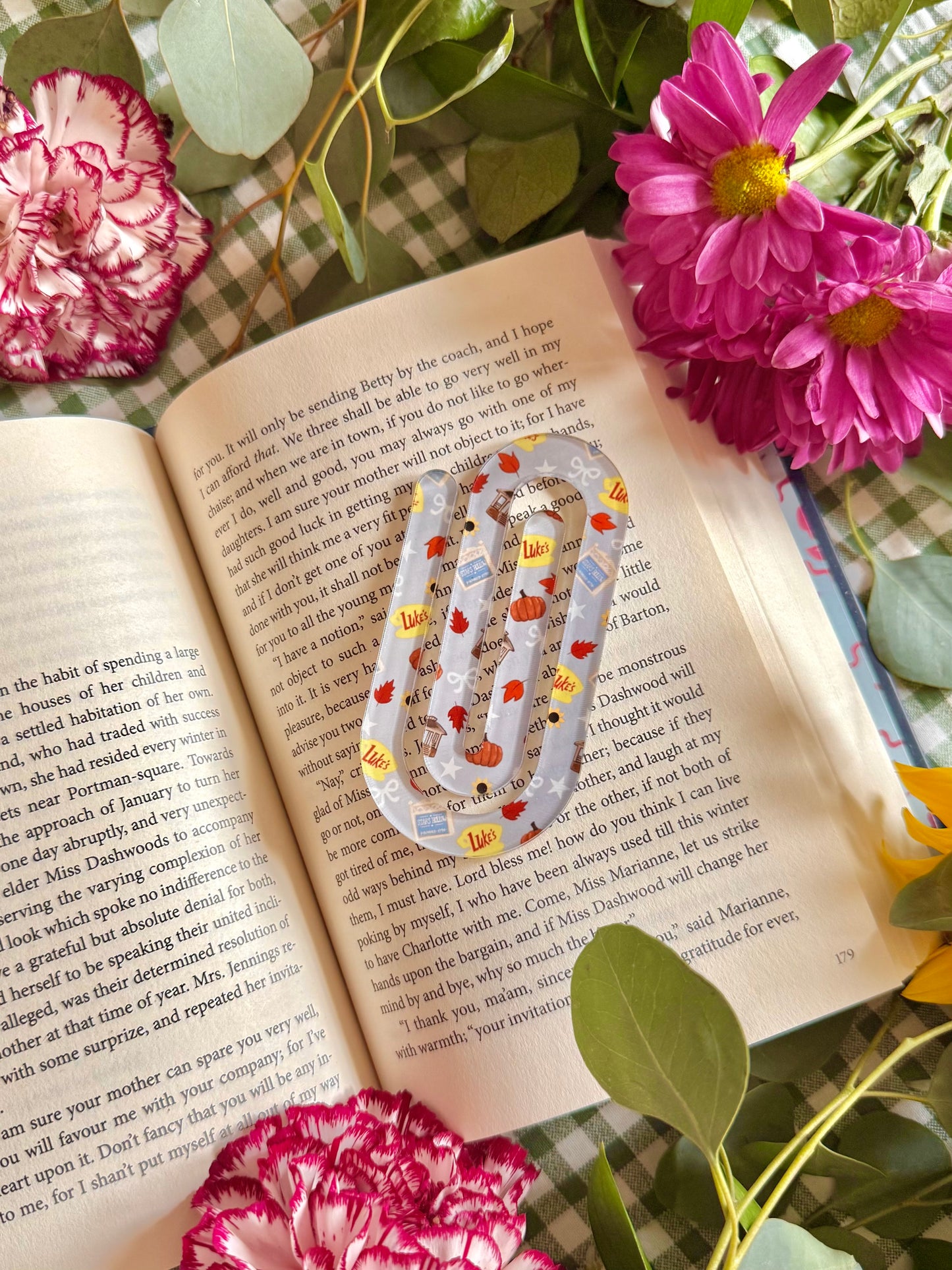Gilmore Girls Inspired Luke’s Diner Paperclip Bookmark