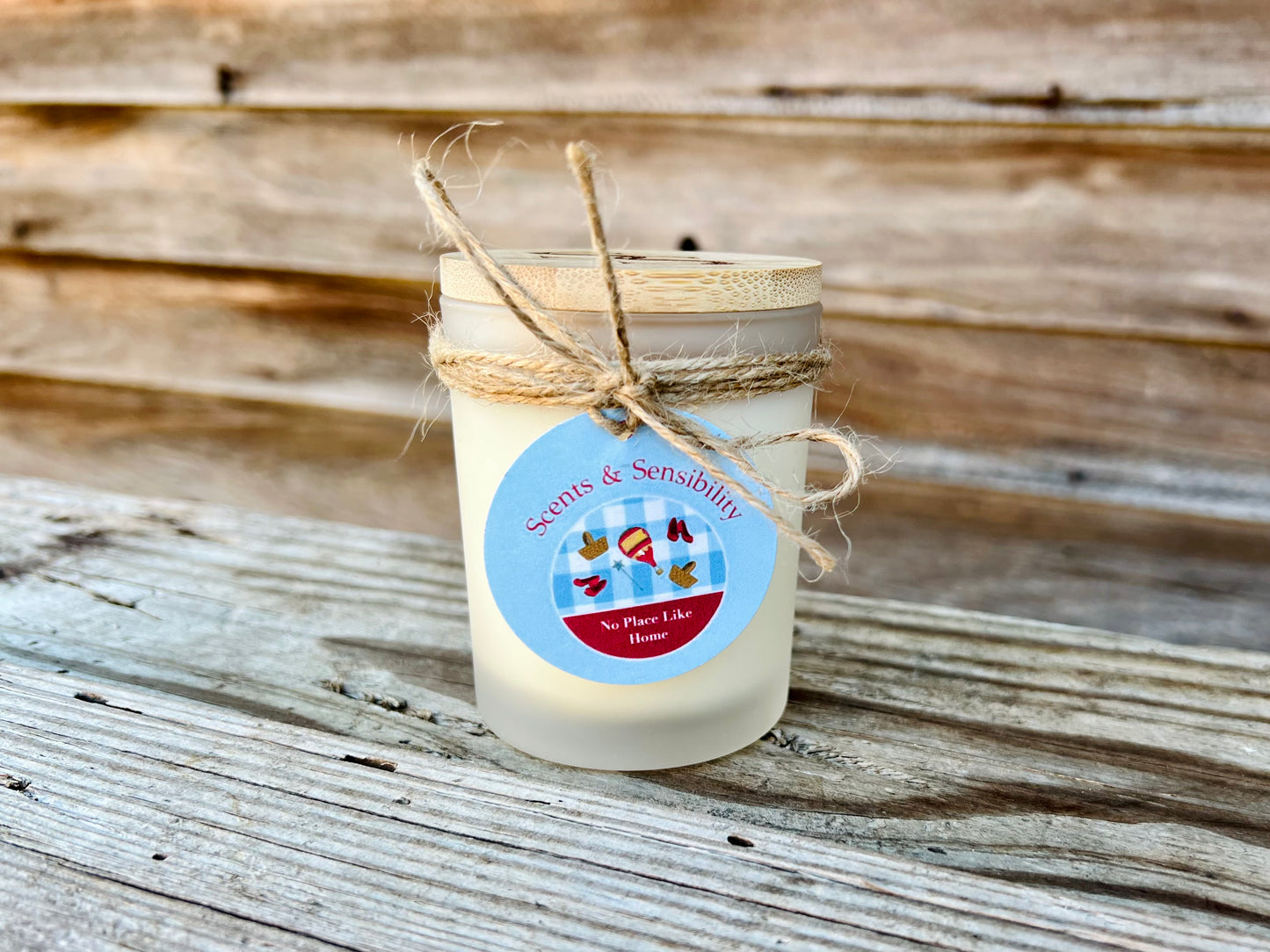 No Place Like Home Wood Wick Candle