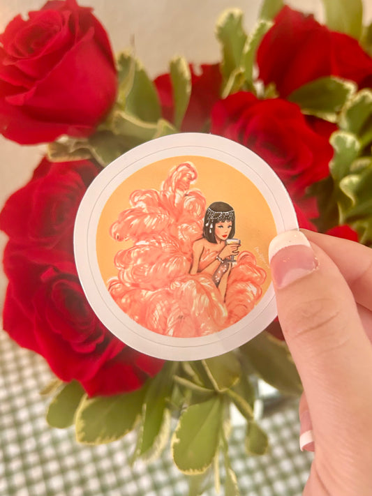Showgirl Inspired Sticker