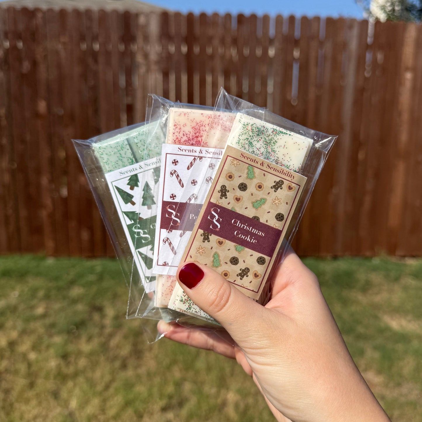 Christmas Wax Melts, Christmas Tree Farm, Christmas Cookie, Peppermint, Christmas Wassail