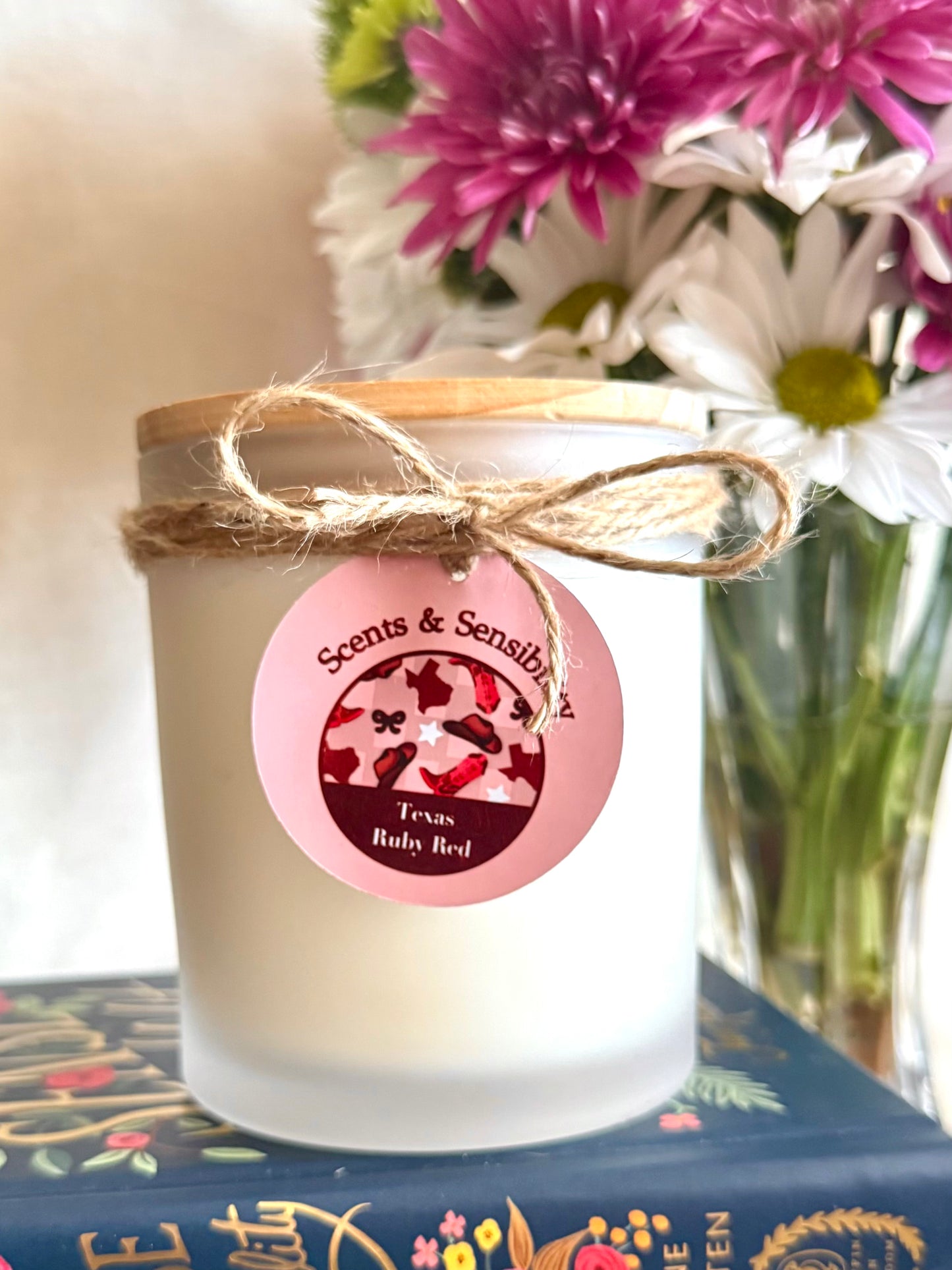 Texas Ruby Red Candle