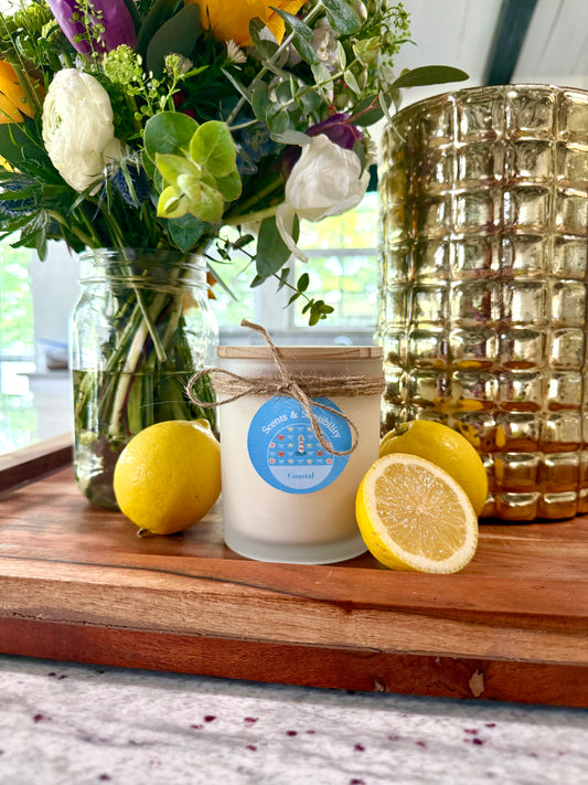 Coastal Wood Wick Candle