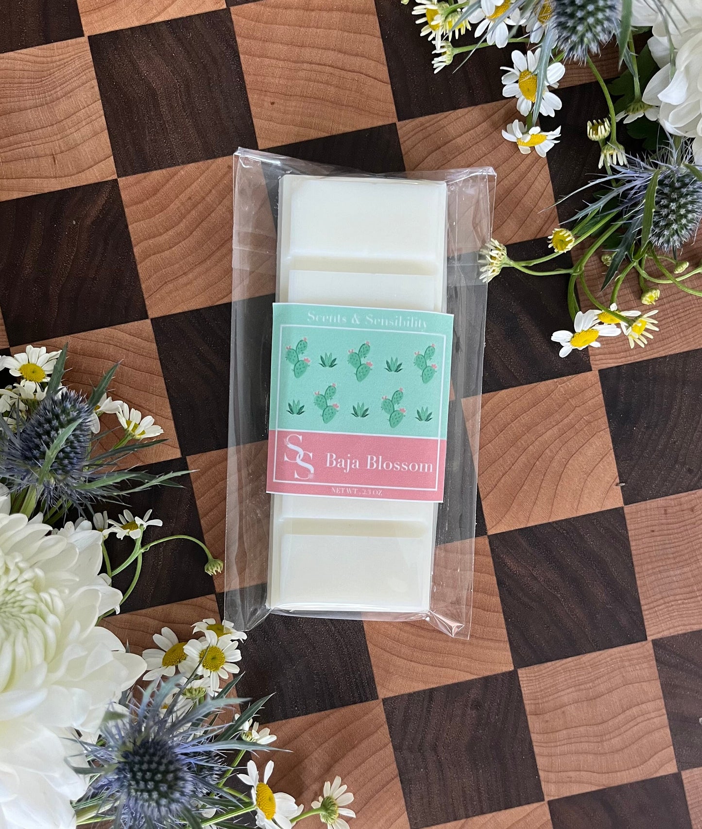 Baja Blossom, Natural Handmade Wax Melts and Snap Bar, Cactus Blossom Dupes