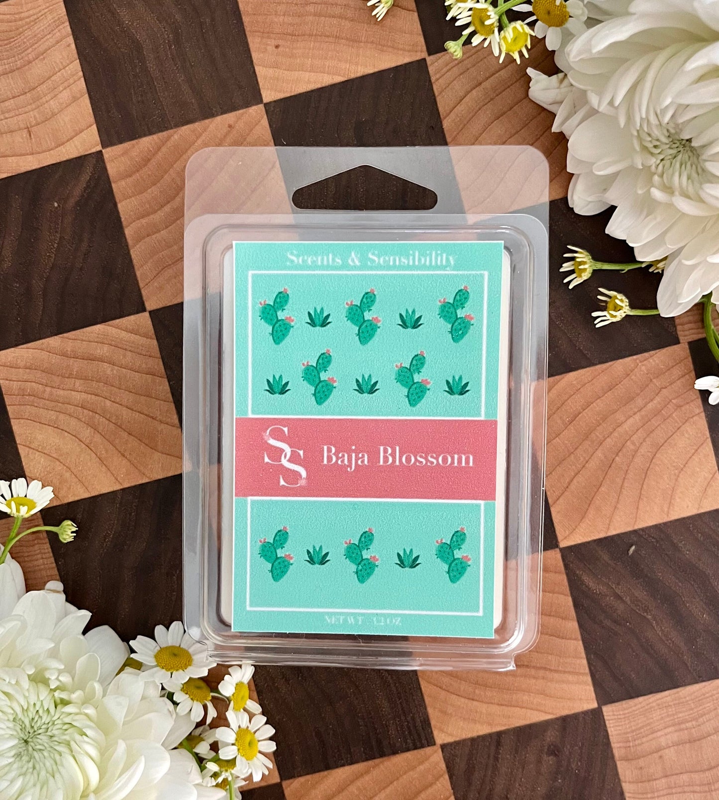 Baja Blossom, Natural Handmade Wax Melts and Snap Bar, Cactus Blossom Dupes