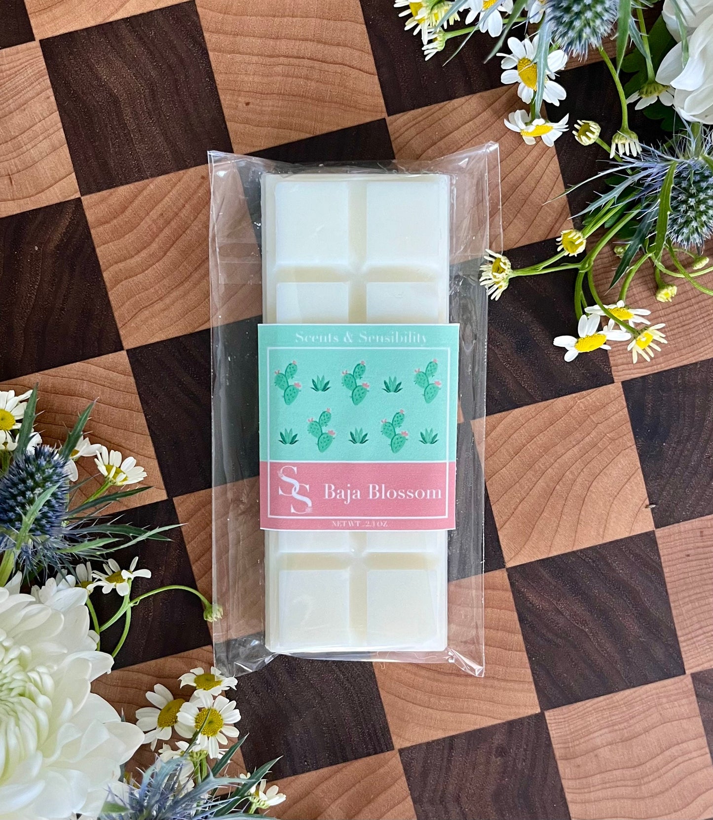 Baja Blossom, Natural Handmade Wax Melts and Snap Bar, Cactus Blossom Dupes